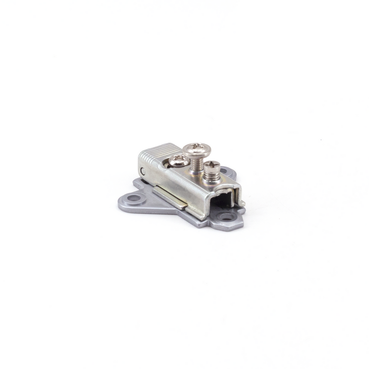 Sugatsune 100-04A-W-32: Mounting Plate for H160 Series Hinge - Satin Chrome
