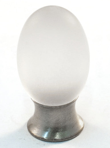 Cal Crystal 101-CM006: 20mm Athens Sphere Cabinet Knob - Matte Clear