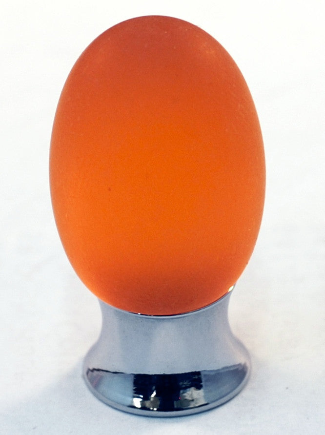 Cal Crystal 101-CM011: 20mm Athens Sphere Cabinet Knob - Matte Amber