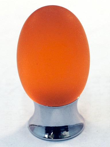 Cal Crystal 101-CM011: 20mm Athens Sphere Cabinet Knob - Matte Amber