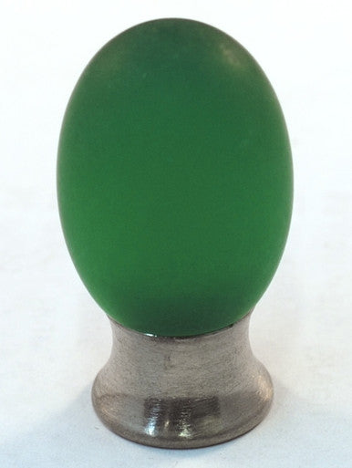 Cal Crystal 101-CM014: 20mm Athens Sphere Cabinet Knob - Matte Green