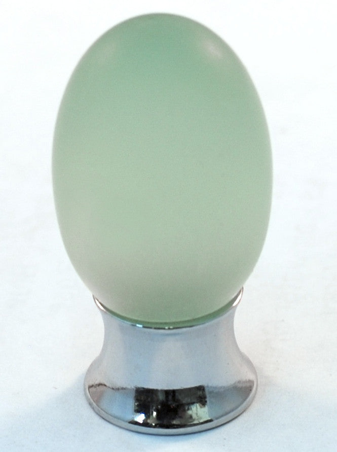 Cal Crystal 101-CM019: 20mm Athens Sphere Cabinet Knob - Matte Light Green