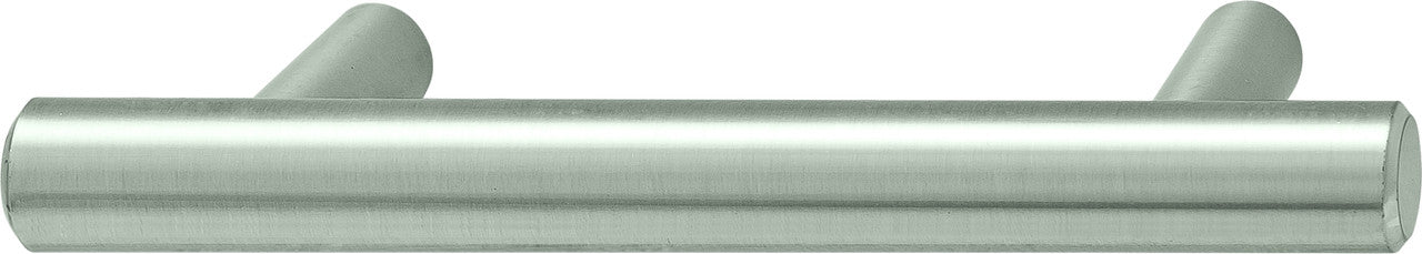 Hafele 101.20.744: 3"cc Elemental Round Bar Cabinet Pull - Stainless Steel Look