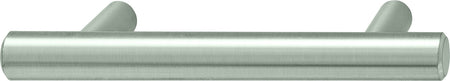 Hafele 101.20.744: 3"cc Elemental Round Bar Cabinet Pull - Stainless Steel Look