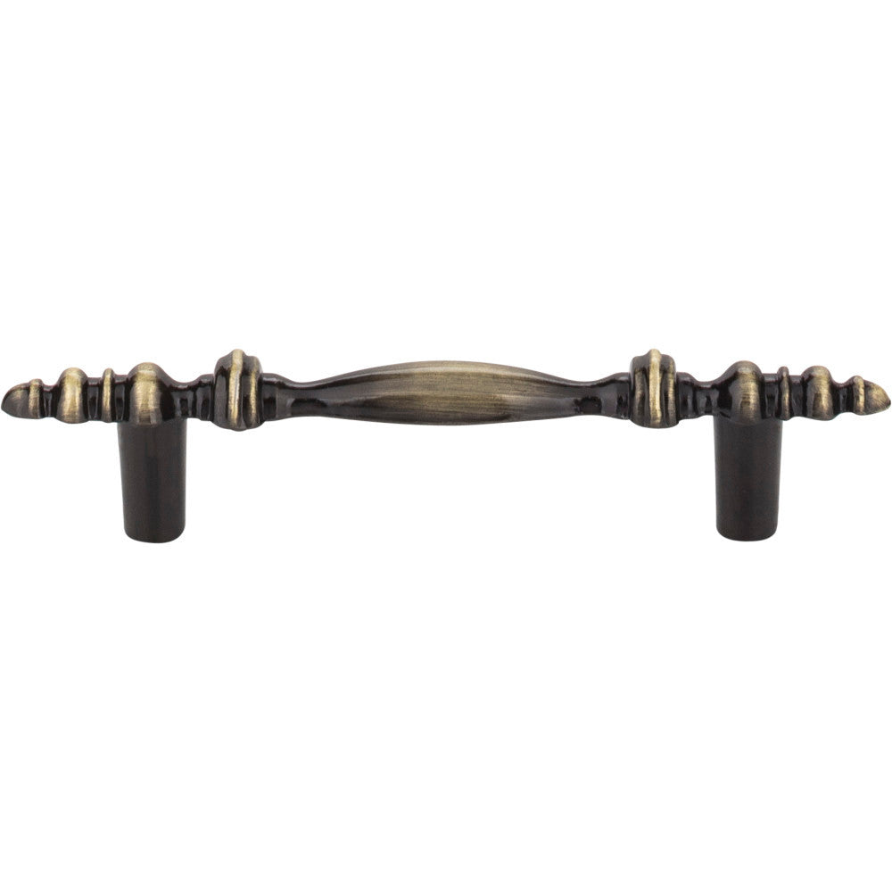 Elements 1018-AB: 3" cc Kingsport Bar Cabinet Pull - Brushed Antique Brass