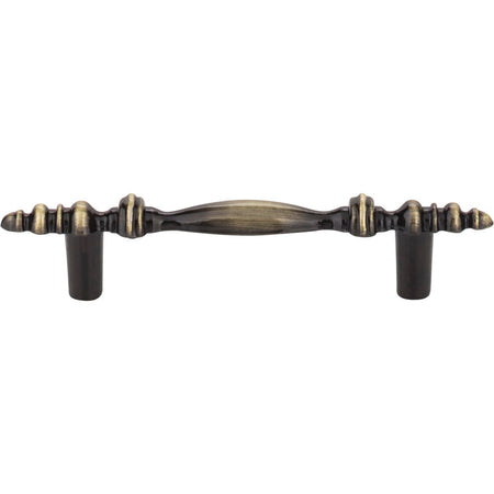 Elements 1018-AB: 3" cc Kingsport Bar Cabinet Pull - Brushed Antique Brass