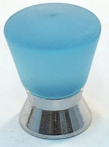 Cal Crystal 102-CM002: 25mm Athens Tapered Cabinet Knob - Light Blue