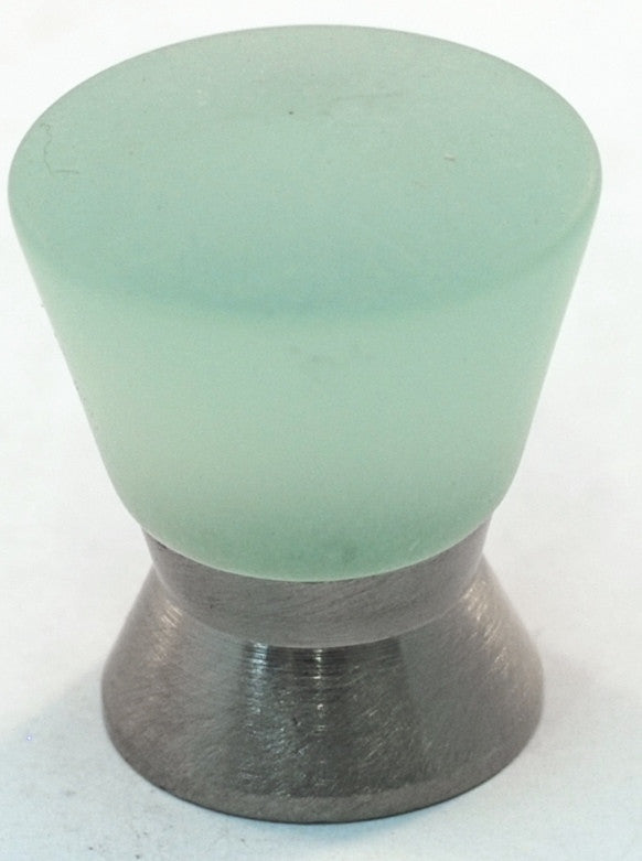 Cal Crystal 102-CM019: 25mm Athens Tapered Cabinet Knob - Matte Light Green