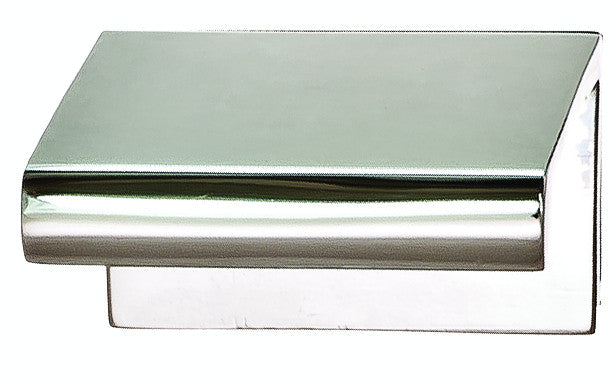 Hafele 103.20.230: 16mm cc Minimalist Edge Cabinet Pull - Polished Chrome