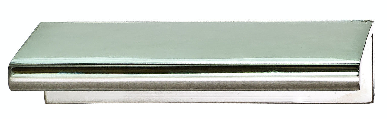 Hafele 103.20.231: 2"cc Minimalist Edge Cabinet Pull - Polished Chrome