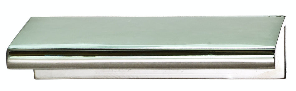 Hafele 103.20.231: 2"cc Minimalist Edge Cabinet Pull - Polished Chrome