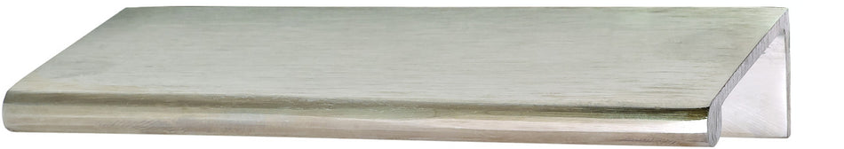 Hafele 103.20.442: 3"cc Minimalist Edge Cabinet Pull - Satin Chrome