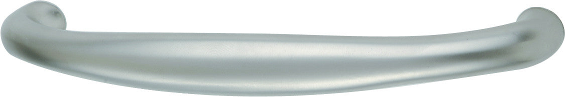 Hafele 104.35.600: 128mm cc Transitional D-Handle Cabinet Pull - Matte Nickel