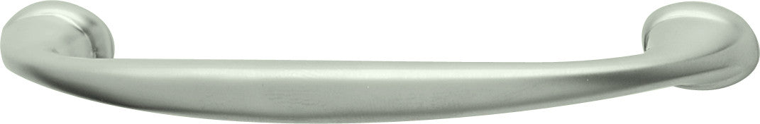 Hafele 104.37.600: 96mm cc Transitional D-Handle Cabinet Pull - Matte Nickel