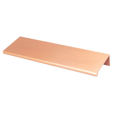 Berenson 1048-40BC: 112mm cc Bravo Edge Cabinet Pull - Brushed Copper