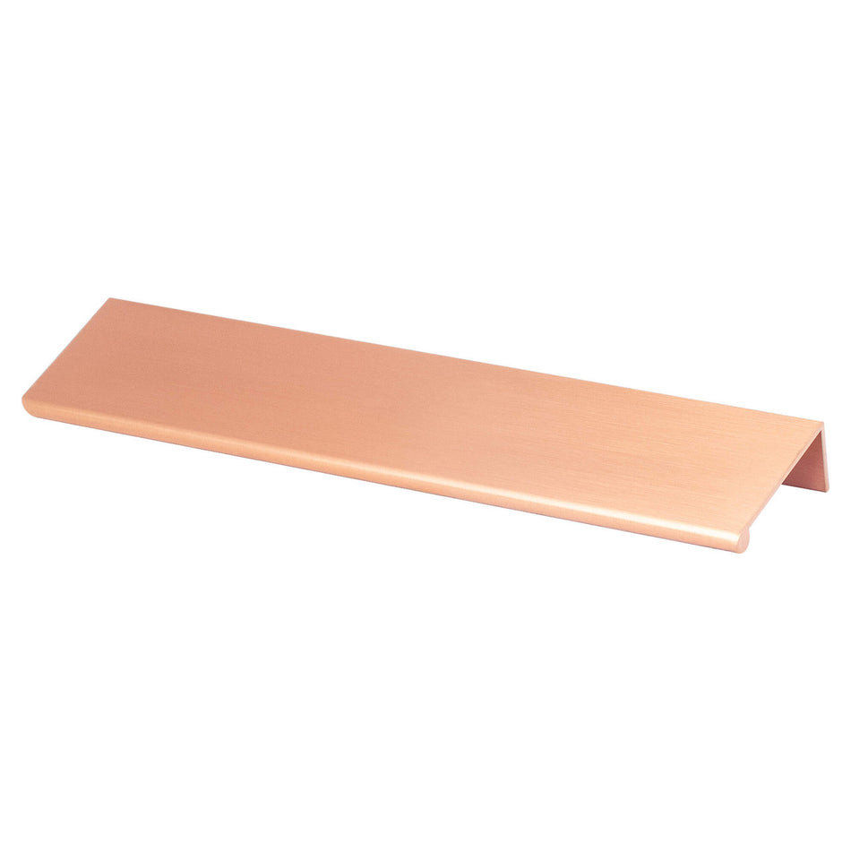 Berenson 1049-40BC: 169mm cc Bravo Edge Cabinet Pull - Brushed Copper