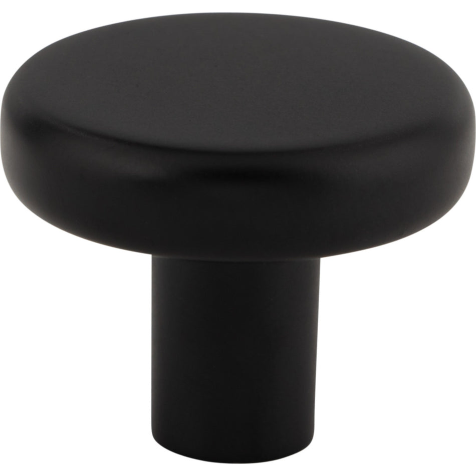 Elements 105MB: 1-1/4" Gibson Cabinet Knob - Matte Black
