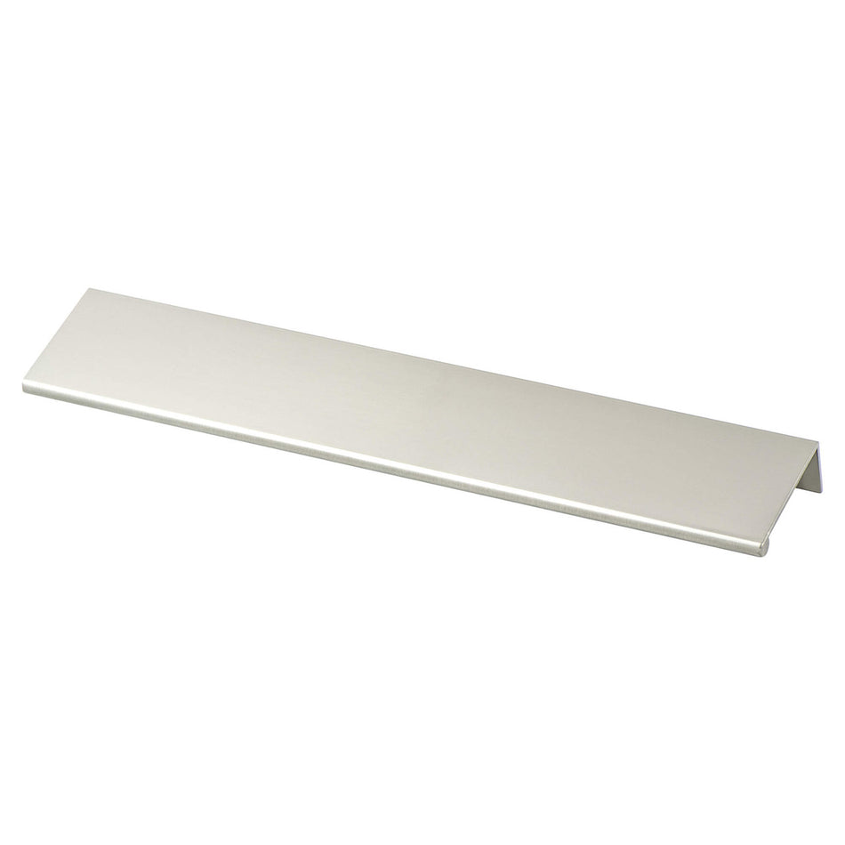 Berenson 1065-4BPN: 169mm cc Bravo Edge Cabinet Pull - Brushed Nickel