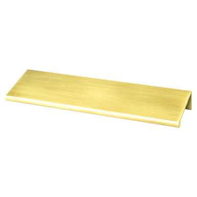 Berenson 1071-40SG: 112mm cc Bravo Edge Cabinet Pull - Satin Gold