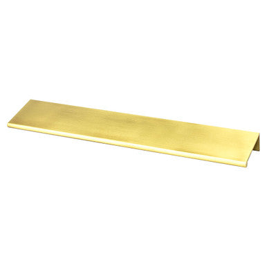 Berenson 1072-40SG: 169mm cc Bravo Edge Cabinet Pull - Satin Gold