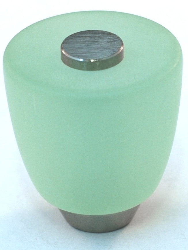 Cal Crystal 108-CM019: 29mm Athens Round Cabinet Knob - Matte Light Green