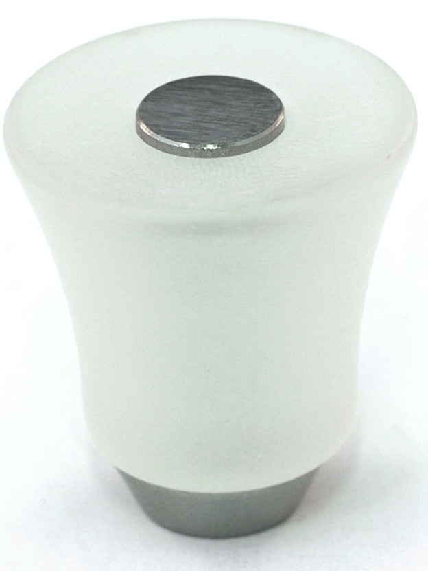 Cal Crystal 109-CM006: 29mm Athens Tapered Cabinet Knob - Matte Clear