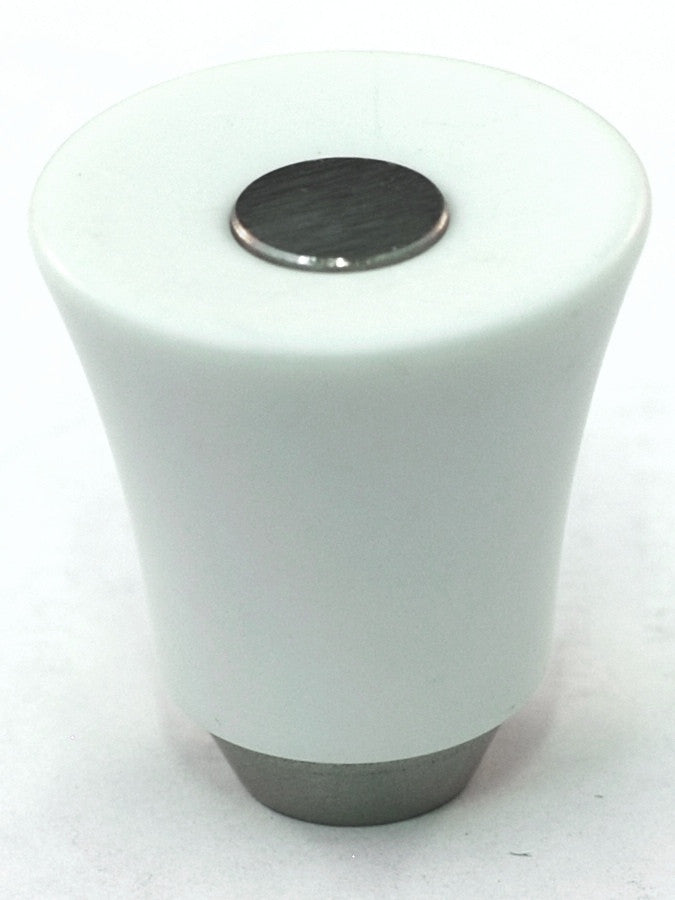 Cal Crystal 109-M100: 29mm Athens Tapered Cabinet Knob - Matte White