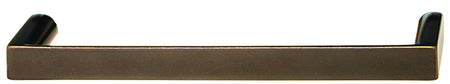 Hafele 109.86.125: 128mm cc Soho Flat Bar Cabinet Pull - Oil Rubbed Bronze