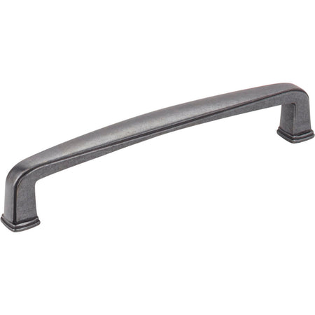 Jeffrey Alexander 1092-128DACM: 128mm cc Milan 1 Bar Cabinet Pull - Gun Metal