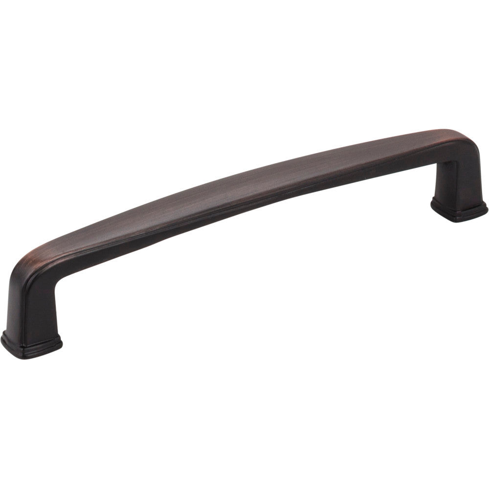 Jeffrey Alexander 1092-128DBAC: 128mm cc Milan 1 Bar Cabinet Pull - Brushed Oil Rubbed Bronze