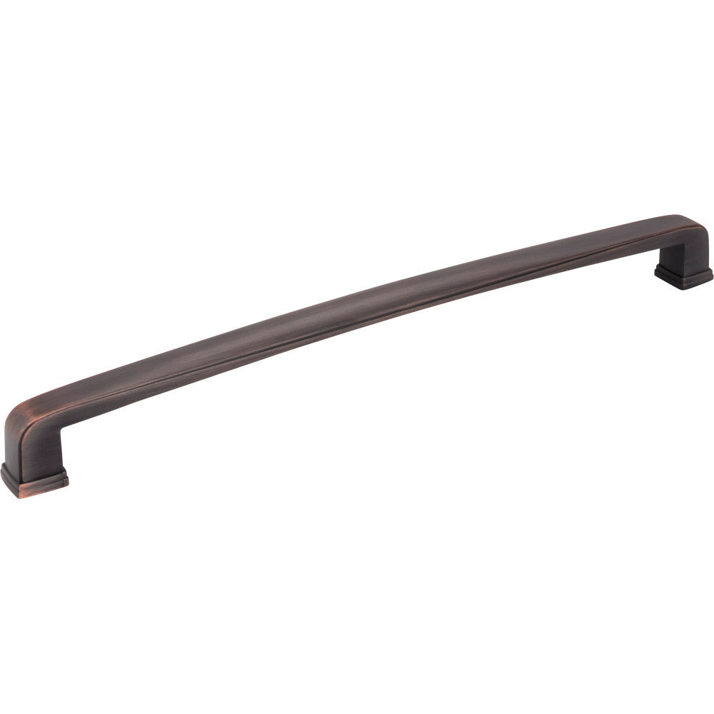 Jeffrey Alexander 1092-12DBAC: 12" cc Milan 1 Bar Appliance Pull - Brushed Oil Rubbed Bronze