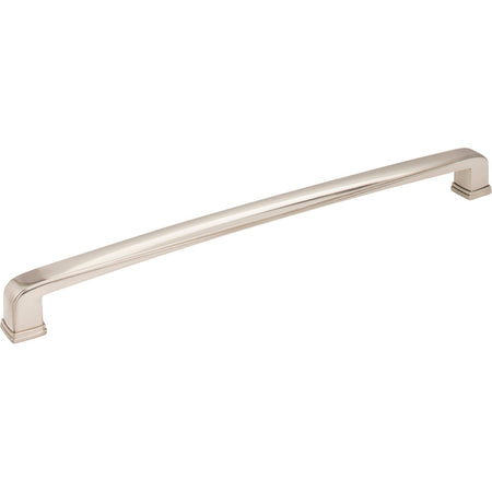 Jeffrey Alexander 1092-12SN: 12" cc Milan 1 Bar Appliance Pull - Satin Nickel
