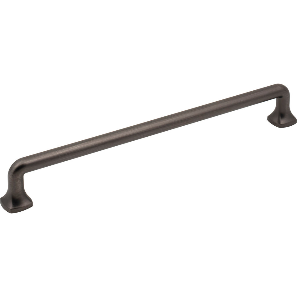 Jeffrey Alexander 663-224BNBDL: 224mm cc Griffin Bar Cabinet Pull - Brushed Pewter