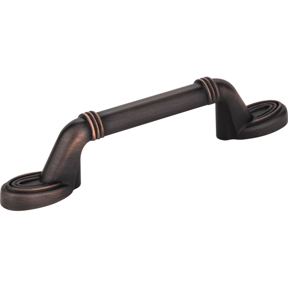 Elements 110-3DBAC: 3" cc Vienna Handle Cabinet Pull - Brushed Oil Rubbed Bronze