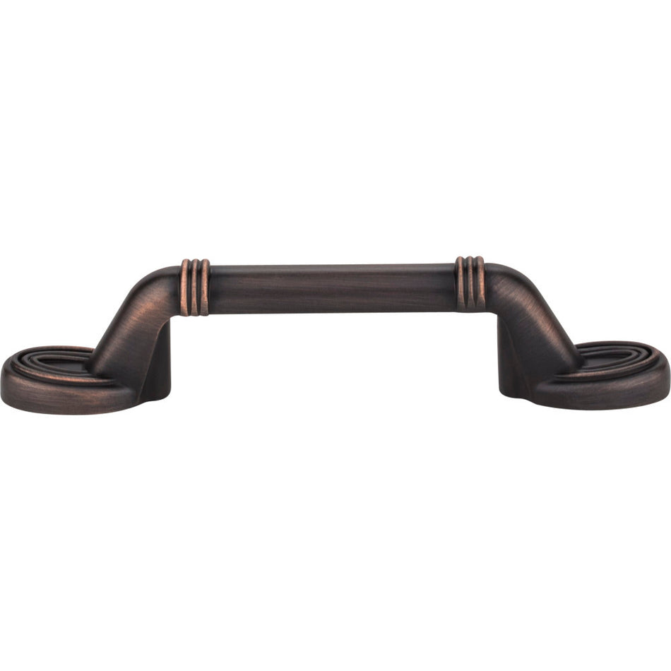 Elements 110-3DBAC: 3" cc Vienna Handle Cabinet Pull - Brushed Oil Rubbed Bronze
