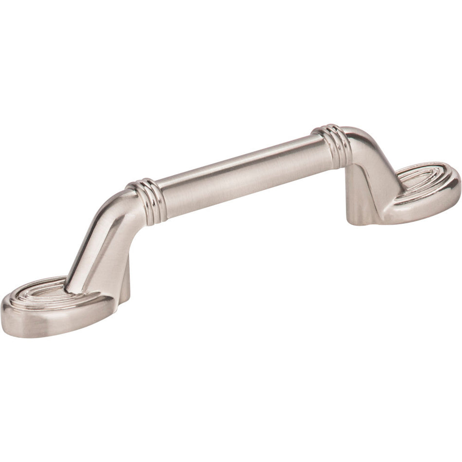 Elements 110-3SN: 3" cc Vienna Handle Cabinet Pull - Satin Nickel