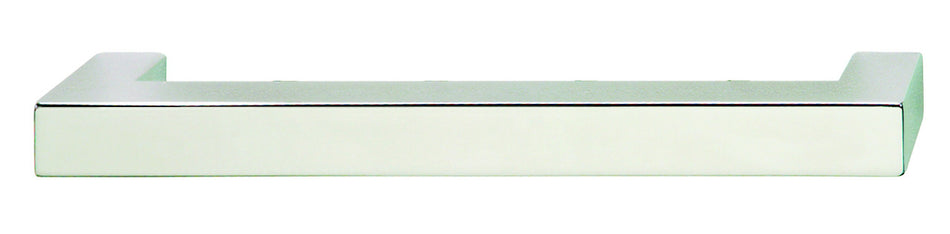 Hafele 110.22.202: 160mm cc Architectural Square Bar Cabinet Pull - Polished Chrome