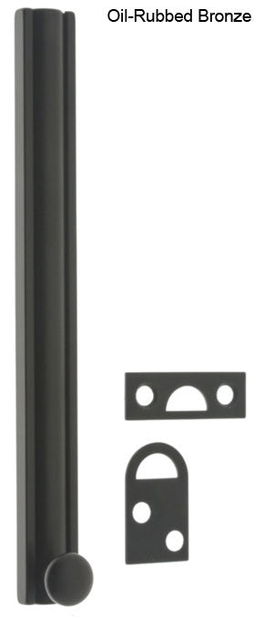 IDH Brass 11068-10B: 10" Classic Surface Bolt - Oil-Rubbed Bronze