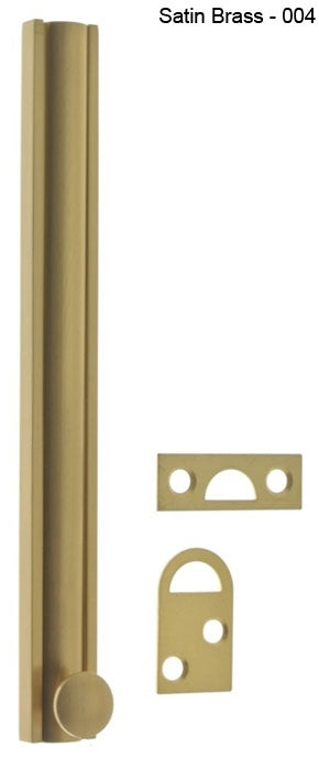 IDH Brass 11068-004: 10" Classic Surface Bolt - Satin Brass