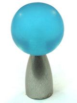 Cal Crystal 111-CM002: 22mm Athens Sphere Cabinet Knob - Light Blue