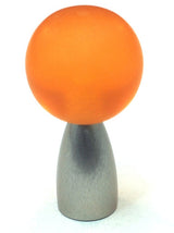 Cal Crystal 111-CM011: 22mm Athens Sphere Cabinet Knob - Matte Amber