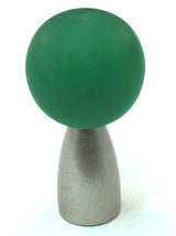 Cal Crystal 111-CM014: 22mm Athens Sphere Cabinet Knob - Matte Green