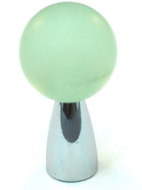 Cal Crystal 111-CM019: 22mm Athens Sphere Cabinet Knob - Matte Light Green