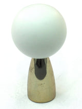 Cal Crystal 111-M100: 22mm Athens Sphere Cabinet Knob - Matte White