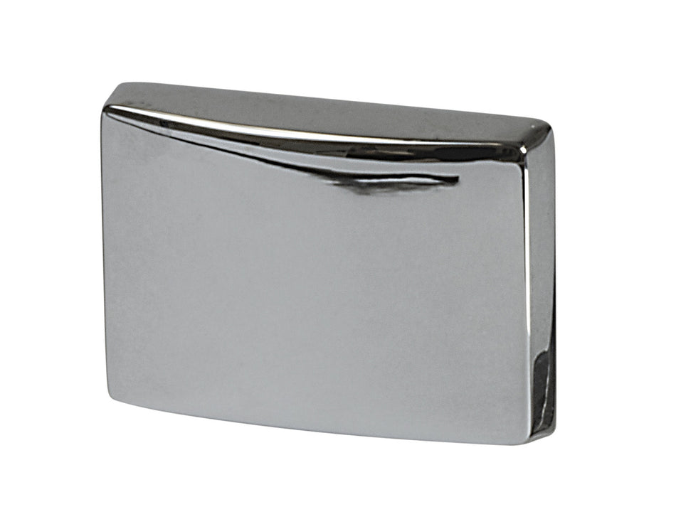 Hafele 111.95.000: 39mm Elite Rectangle Cabinet Knob - Polished Chrome