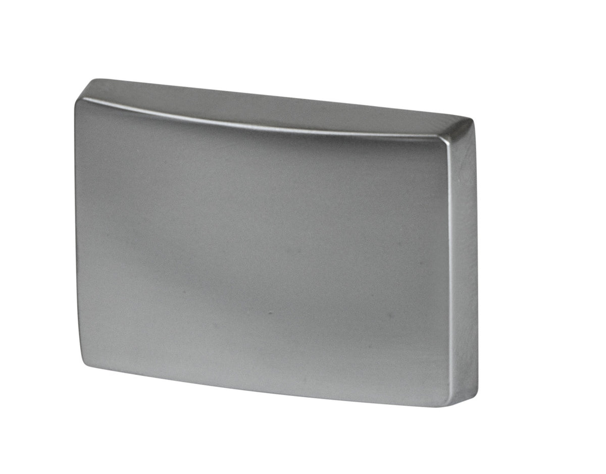 Hafele 111.95.001: 39mm Elite Rectangle Cabinet Knob - Matte Aluminum