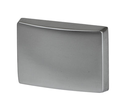 Hafele 111.95.001: 39mm Elite Rectangle Cabinet Knob - Matte Aluminum