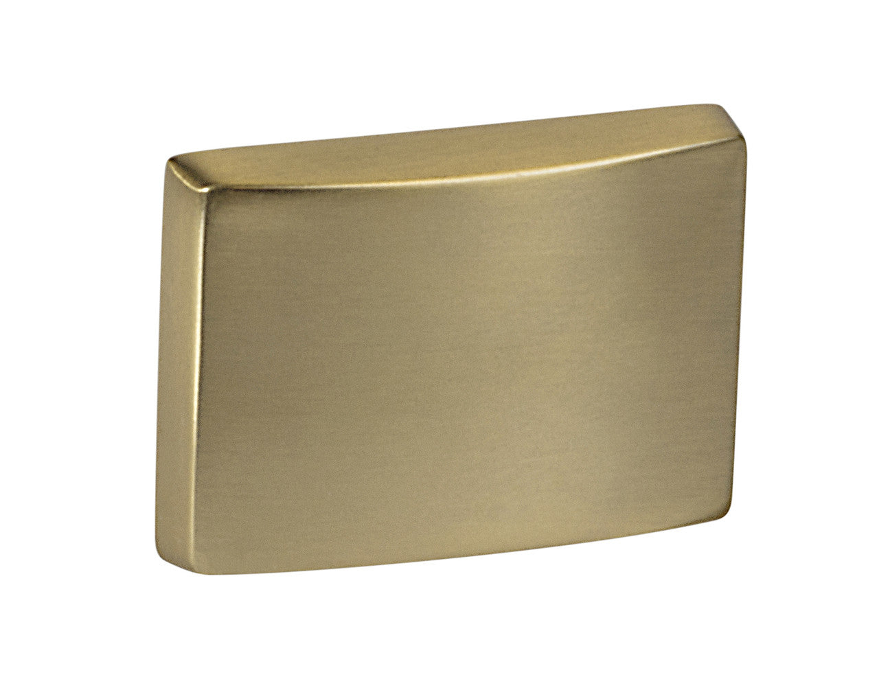 Hafele 111.95.003: 39mm Elite Rectangle Cabinet Knob - Matte Gold