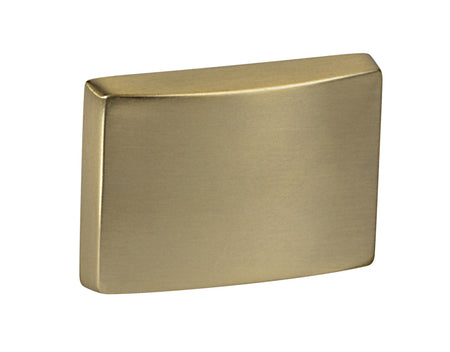 Hafele 111.95.003: 39mm Elite Rectangle Cabinet Knob - Matte Gold