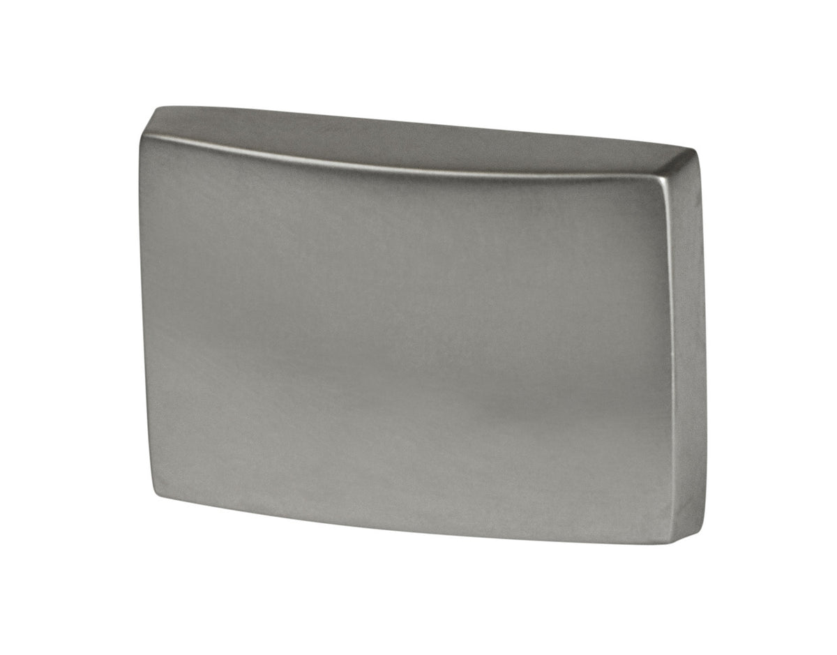 Hafele 111.95.004: 39mm Elite Rectangle Cabinet Knob - Matte Nickel